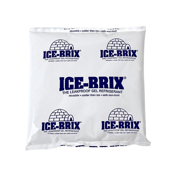 Ice-Brix 6 x 5-3/4 x 1'' - 12 oz. Ice-Brix Cold Packs, 24PK BUY00017429 - main